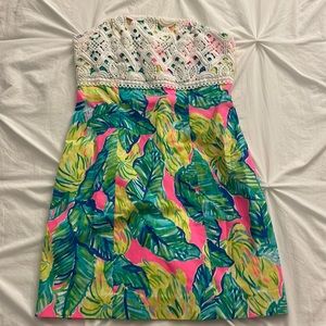 Lilly Pulitzer Strapless Dress